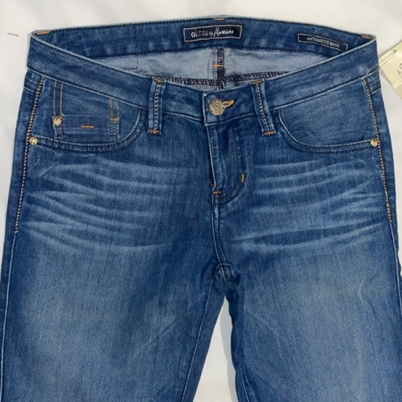 GUESS by Marciano Antoinette Low Rise Bootcut Stretch Jeans SZ 28 - Picture 5 of 11